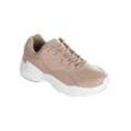 Sneaker ATHLECIA "CHUNKY Leather Trainers", Gr. 36, beige (nude), Leder, casual, Schuhe, im sportlichen Style