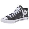 Sneaker CONVERSE "CHUCK TAYLOR ALL STAR MALDEN STREET", Gr. 42, schwarz-weiß (schwarz, weiß), Synthetik, sportlich, Schuhe Sneaker high Sneakerboots Skaterschuh