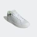 Sneaker ADIDAS ORIGINALS "STAN SMITH" Gr. 36, weiß (cloud weiß, linen grün metallic, linen grün), Leder, Schuhe