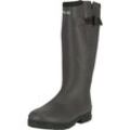 Gummistiefel MOLS "Pennant", Gr. 46, schwarz (khaki, schwarz), Gummi, casual, Schuhe, mit wärmendem Isolationsneopren