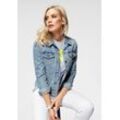 Jeansjacke LEVI'S "Original Trucker", Damen, Gr. S (34), blau (light), Denim/Jeans, Obermaterial: 79% Baumwolle, 21% Lyocell, Destroyed-Effekte, casual, figurbetont kurz, Jacken, FRESH COLLECTION