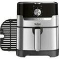 TEFAL EY501D Easy Fry & Grill Classic+ Heißluftfritteuse/Grill 1550 Watt Edelstahl/Schwarz