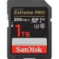 SANDISK Extreme PRO® UHS-I, SDXC Speicherkarte, 1 TB, 200 MB/s