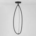 Artemide Arrival Deckenlampe, App, schwarz, 130cm