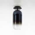 Artemide Gople Mini Deckenlampe, blau/schwarz