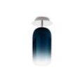 Artemide Gople Mini Deckenleuchte blau/silber