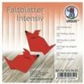 URSUS Falten Faltblätter Uni intensiv, Plakatkarton, 65 g/m2, 10 x 10 cm, rot