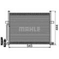 MAHLE Kondensator, Klimaanlage für BMW (BRILLIANCE) 64536914033 6914033 64538377614 AC 234 002S