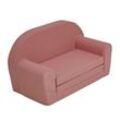 Kindersofa ausklappbar rosa