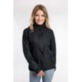 Outdoorjacke DEPROC ACTIVE "GLENDALE PEAK WOMEN" Gr. 40/42 (M), schwarz, Damen, 100% Polyester, Jacken Outdoorjacke Sportbekleidung, Kontrastreissverschluss