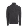 Marc O'Polo Strickpullover Herren Baumwolle, grau