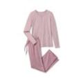 Tchibo Flanell-Pyjama - Rosé/Meliert - Gr.: S