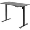 SpeaKa Professional Sitz-/Steh-Schreibtisch elektrisch höhenverstellbar Höhen-Bereich: 730 bis 1180 mm (B x T) 1200 mm x 600 mm Schwarz SP-SSD-B01 SP-12056840