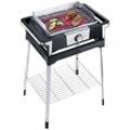 Severin 8117 Elektro Grill 2 Grillzonen Schwarz, Silber