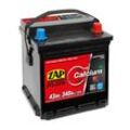 ZAP CALCIUM PLUS 12V 43Ah 340A Starterbatterie 40Ah 330A für ALFA ROMEO FIAT ABARTH LANCIA PEUGEOT CITROEN TOYOTA 543 08