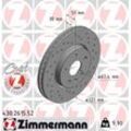 ZIMMERMANN Bremsscheibe SPORT COAT Z vorne rechts links Gelocht 321mm für GENERAL MOTORS BUICK OPEL 569083 13501308 13502214 430.2615.52