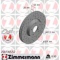 ZIMMERMANN Bremsscheibe SPORT COAT Z vorne rechts links Gelocht 300mm für FORD 7G91-1125-EA 1500159 250.1365.52