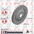 ZIMMERMANN Bremsscheibe FORMULA Z COAT vorne rechts links belüftet 365mm für AUDI 8U0615301A 8U0615301B 100.3387.70