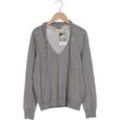 Oui Damen Pullover, grau, Gr. 42