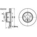 ATE Bremsensatz Bremsensatz, Scheibenbremse vorne rechts links belüftet 300mm für BMW 34116771868 34116854998 34116799166 IJF141BTZ9