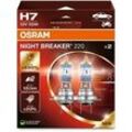 OSRAM NIGHT BREAKER® 220 H7 Duobox Glühlampe, Fernscheinwerfer,Glühlampe, Hauptscheinwerfer,Glühlampe, Nebelscheinwerfer,Glühlampe, Tagfahrleuchte,Glü