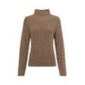 Marc O'Polo Strickpullover Damen Baumwolle, cognac