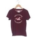 Hollister Damen T-Shirt, bordeaux, Gr. 34