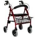 Trendmobil Rollator LR 56 inkl. Korb (Farbe rot) 1 St