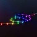 Twinkly Dots LED-Kette RGB, transparent, IP44, 10m