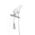 SELETTI Bird Lamp LED-Wandlampe, Blick links, weiß