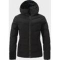 Funktionsjacke SCHÖFFEL "Urban Down Jacket Style Vindave WMS" Gr. 40, schwarz (9990, schwarz), Damen, Oberstoff : 90% Polyester 10% Elasthan (Coating: Polyurethan) Futter : 100% Polyester Füllung : 80% Daune 20% Federn, Jacken