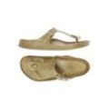 Birkenstock Damen Sandale, gold, Gr. 42