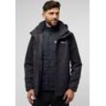 3-in-1-Funktionsjacke JACK WOLFSKIN "ROMBERG 3IN1 JKT M" Gr. L (52), grau (phantom) Herren Jacken