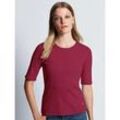 Rundhals-Shirt Modell Velvet Bogner rot, 40