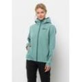 Outdoorjacke JACK WOLFSKIN "ELSBERG 2.5L JKT W", Damen, Gr. L (42/44), grün (sea, foam), OBERSTOFF 100% POLYESTER FUTTER 100% POLYESTER, Jacken