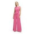 Overall VERA MONT "Vera Mont Jumpsuit mit weitem Bein" Gr. 44, Normalgrößen, rosa (rose pink) Damen Overalls Bunddetail