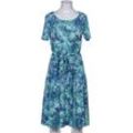 Peter Hahn Damen Kleid, blau, Gr. 36