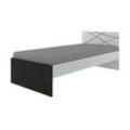 Höffner Bett X Dark ¦ schwarz ¦ Maße (cm): B: 96,2 H: 85