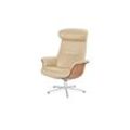 Höffner Relaxsessel drehbar Timeout ¦ beige ¦ Maße (cm): B: 80 H: 101 T: 81