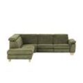 Mein Sofa bold Ecksofa Beata ¦ grün ¦ Maße (cm): B: 270 H: 80 T: 233