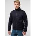 Fleecejacke JACK WOLFSKIN "KAMINFEUER JKT M" Gr. L (52), blau (schwarz, navy) Herren Jacken