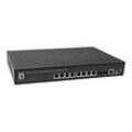 LevelOne GEP-1061 - Switch - managed - 8 x 10/100/1000 (PoE+) + 2 x SFP - Desktop - PoE+ (125 W)