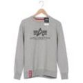 Alpha industries Herren Sweatshirt, grau, Gr. 48