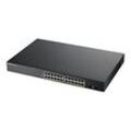 Zyxel GS1900-24HPv2 - Switch - Smart - 24 x 10/100/1000 (PoE) + 2 x 10/100/1000 - an Rack montierbar, wandmontierbar - PoE (170 W)