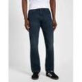 Straight-Jeans LEE "Extreme Motion" Gr. 36, Länge 32, blau (bolton) Herren Jeans Extreme Motion Stretchware