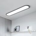 Ganeed - Dimmbare LED-Deckenleuchte, lange deckenlampe mit Fernbedienung, Moderne Ultraschlanke Deckenleuchte für Schlafzimmer, Küche, Schrank, Flur,