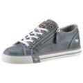 Sneaker MUSTANG SHOES Gr. 39, grau Damen Schuhe mit Reißverschluss, Freizeitschuh, Halbschuh, Schnürschuh Bestseller