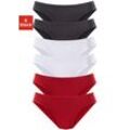 Jazz-Pants Slips VIVANCE ACTIVE Gr. 32/34, rot (rot, schwarz, weiß) Damen Unterhosen aus weicher Microfaser