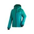 Skijacke MAIER SPORTS "Nuria", Damen, Gr. 38, grün (schilfgrün), 100% Polyester, Rundhals, Langarm, Jacken, Damen Winterjacke, wind- und wasserdicht, 3 RV-Taschen, Regular Fit