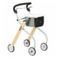 Wohnraum-Rollator Let's Go Holz/Silber 1 St